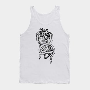 Clear Snakes with Human Hearts Tank Top